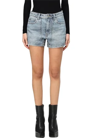 Alexander Wang Shorts, Dame, Blå, W26, Denim, Luksus Denim Shorts