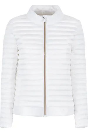 save the duck Jakke, Dame, Hvid, XL, Uld, Hvid Quiltet Alyssa Jakke med Lynlås