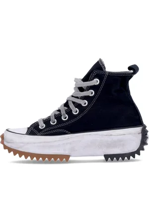 Converse Sko, Herre, Sort, 36 EU, Sort høj sneaker med tofarvet sål
