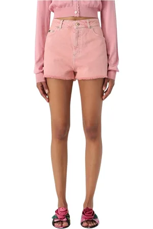 Dolce & Gabbana Shorts, Dame, Lyserød, XS, Denim, Lyserøde Denim Shorts