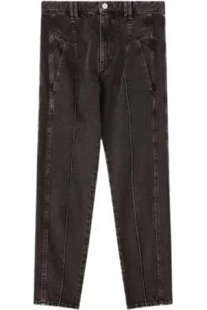 Isabel Marant Jeans, Dame, Sort, XS, Denim, Straight cut denim jeans