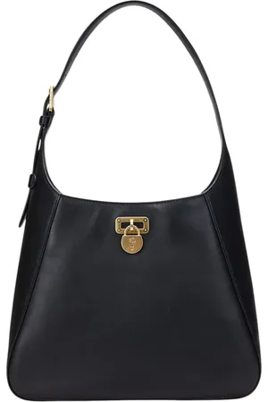 Ralph Lauren Taske, Dame, Sort, ONE SIZE, Læder, 100% KO Læder
