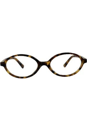 Miu Miu Tilbehør, unisex, Brun, ONE SIZE, Ovale solbriller med tynde rammer