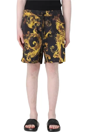 VERSACE Shorts, Herre, Sort, XS, Baroktryk Svømmebukser