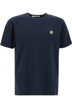 Maison Kitsuné Top, Herre, Blå, M, Bomuld, T-Shirt