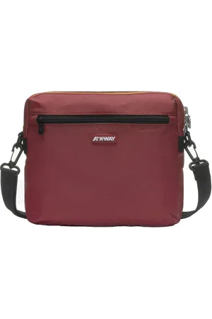 K-Way Taske, Dame, Rød, ONE SIZE, Uld, Stilfuld Crossbody Taske Moire Tracolla