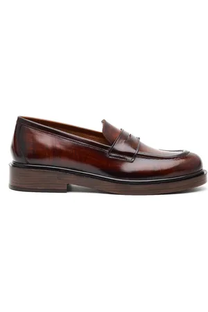Pon´s quintana Sko, Dame, Brun, 35 EU, Læder, Brun læder loafer sko