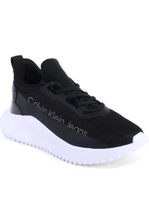 Calvin Klein Sko, Dame, Sort, 38 EU, Uld, Sorte Sneakers Moderne Kvinder Stilfuldt Fodtøj