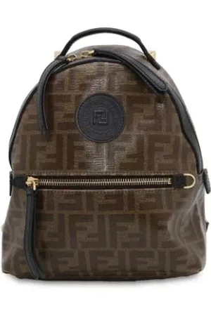 Fendi Pre-owned, Dame, Sort, ONE SIZE, Tyl, Pre-owned Laeder fendi-tasker