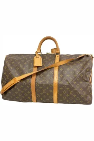 LOUIS VUITTON Pre-owned, Dame, Brun, ONE SIZE, Uld, Pre-owned canvas tasker