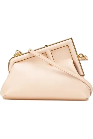 Fendi Pre-owned, Dame, Brun, ONE SIZE, Uld, Pre-owned Laeder crossbody-tasker