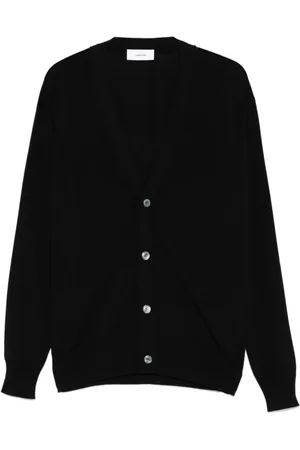 LARDINI Strik, Herre, Sort, L, Bomuld, Sort Sweatshirt til Mænd
