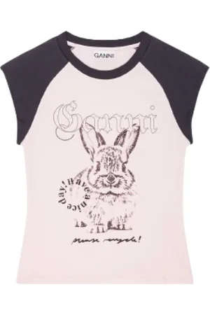 Ganni Top, Dame, Lyserød, M, Rosa Toppe og Polos Kollektion