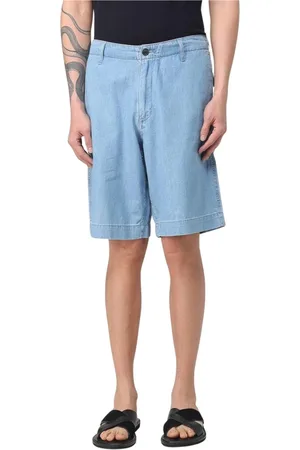 Emporio Armani Shorts, Herre, Blå, M, Denim, Klassiske Fit Denim Shorts
