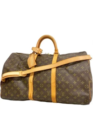 LOUIS VUITTON Pre-owned, Dame, Brun, ONE SIZE, Uld, Pre-owned canvas tasker