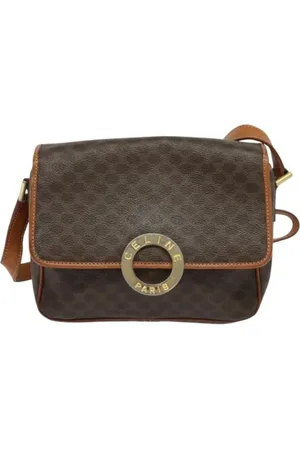 Céline Pre-owned, Dame, Brun, ONE SIZE, Uld, Pre-owned Laeder celine-tasker