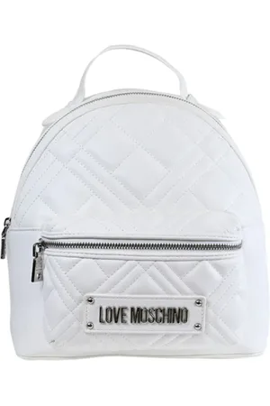 Moschino Taske, Dame, Hvid, ONE SIZE, Uld, Quiltet Ivory Rygsæk