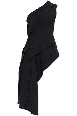 Bottega Veneta Top, Dame, Sort, XS, Uld, One Shoulder Top