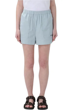 Fendi Shorts, Dame, Blå, S, Uld, Blå Kvindes Afslappet Stil Shorts