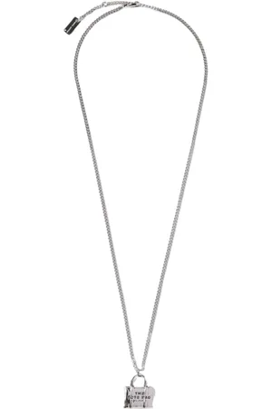 Marc Jacobs Tilbehør, Dame, Grå, ONE SIZE, Charm Necklace Jewel Woman Silver