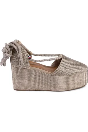 Tommy Hilfiger Sko, Dame, Gul, 38 EU, Uld, Guld Kile Espadriller