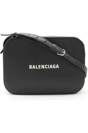 Balenciaga Pre-owned, Dame, Sort, ONE SIZE, Uld, Pre-owned Laeder skuldertasker