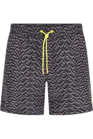 Guess Badetøj, Dame, Grå, XL, Polyester, Damers Svømmebukser Bermuda Syntetisk Stof