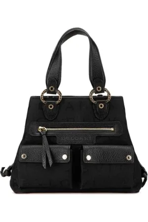 Bvlgari Pre-owned, Dame, Sort, ONE SIZE, Tyl, Pre-owned canvas håndtasker