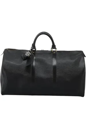 LOUIS VUITTON Pre-owned, unisex, Sort, ONE SIZE, Tyl, Pre-owned Laeder louis-vuitton-tasker