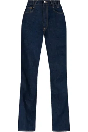 Vivienne Westwood Jeans, Dame, Blå, W28, Bomuld, Blå Bomuld Straight Hem Jeans