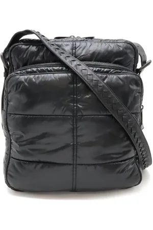 Bottega Veneta Pre-owned, Dame, Sort, ONE SIZE, Uld, Pre-owned Laeder skuldertasker