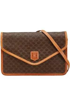 Céline Pre-owned, Dame, Brun, ONE SIZE, Uld, Pre-owned Laeder celine-tasker