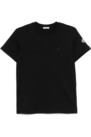Moncler Top, Dame, Sort, XS, Bomuld, Sort T-shirt og Polo