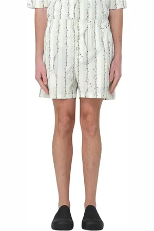 Bottega Veneta Shorts, Herre, Flerfarvet, S, Bomuld, Turkis Bomuldsshorts
