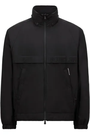 Moncler Jakke, Herre, Sort, XL, Uld, Udendørs Jakke Sort Fin Stof