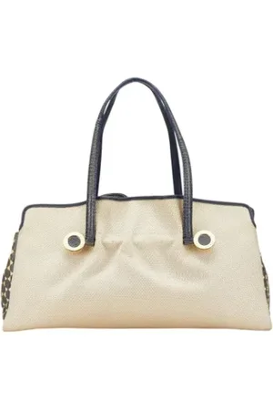 Bvlgari Pre-owned, Dame, , ONE SIZE, Uld, Pre-owned Canvas skuldertasker
