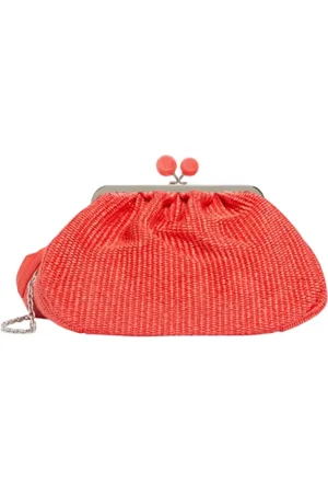 Max Mara Taske, Dame, Rød, ONE SIZE, Uld, Rød Pasticcino taske medium clutch