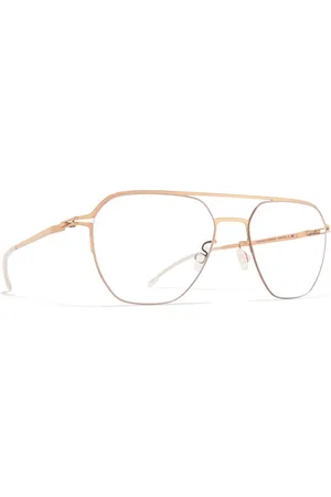 MYKITA Tilbehør, unisex, Gul, 53 MM, Hamp, Champagne Gold Briller Rammer Imba