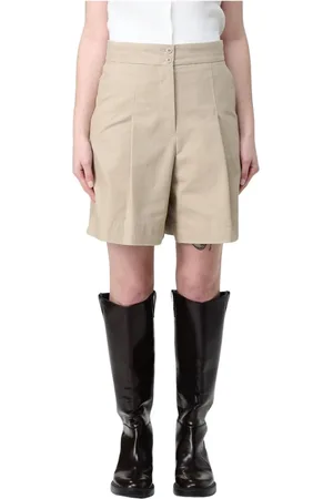 A.P.C. Shorts, Dame, , 3XS, Bomuld, Plisserede Bomuldsshorts