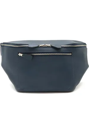 Hermès Pre-owned, Dame, Blå, ONE SIZE, Uld, Pre-owned Laeder crossbody-tasker