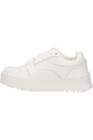 GAËLLE Sko, Dame, Hvid, 38 EU, Læder, Hvide Læder Urbane Sneakers