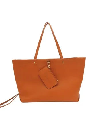 Chloé Pre-owned, Dame, Brun, ONE SIZE, Uld, Pre-owned Laeder hndtasker