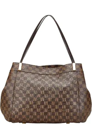 LOUIS VUITTON Pre-owned, Dame, Brun, ONE SIZE, Tyl, Pre-owned Canvas totes