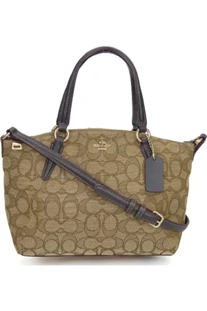 Coach Taske, Dame, Brun, ONE SIZE, Uld, Pre-owned Canvas skuldertasker
