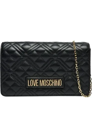 Moschino Taske, Dame, Sort, ONE SIZE, Uld, Sort skuldertaske til kvinder