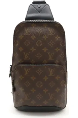LOUIS VUITTON Pre-owned, Herre, Brun, ONE SIZE, Uld, Pre-owned Canvas crossbody-tasker