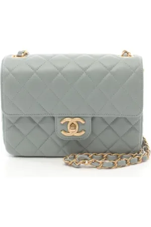 CHANEL Pre-owned, Dame, Grøn, ONE SIZE, Uld, Pre-owned Laeder chanel-tasker