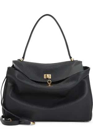 Balenciaga Taske, Dame, Sort, ONE SIZE, Uld, Stilfuld Rodeo M Skuldertaske