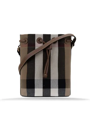 Burberry Taske, Dame, Flerfarvet, ONE SIZE, Uld, Kvinders Crossbody Taske med Snøring