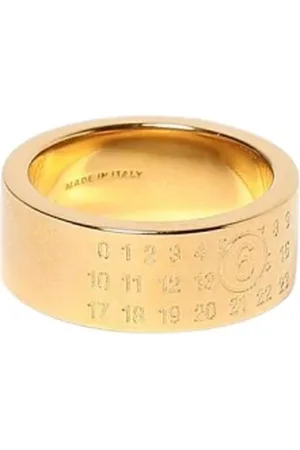 Maison Margiela Tilbehør, Dame, Gul, 2XL, Uld, Guld Juvelring